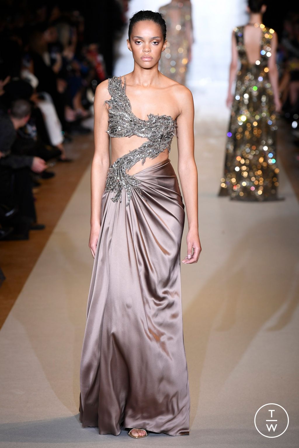 Fashion Week Paris Spring/Summer 2024 look 38 from the Zuhair Murad collection couture