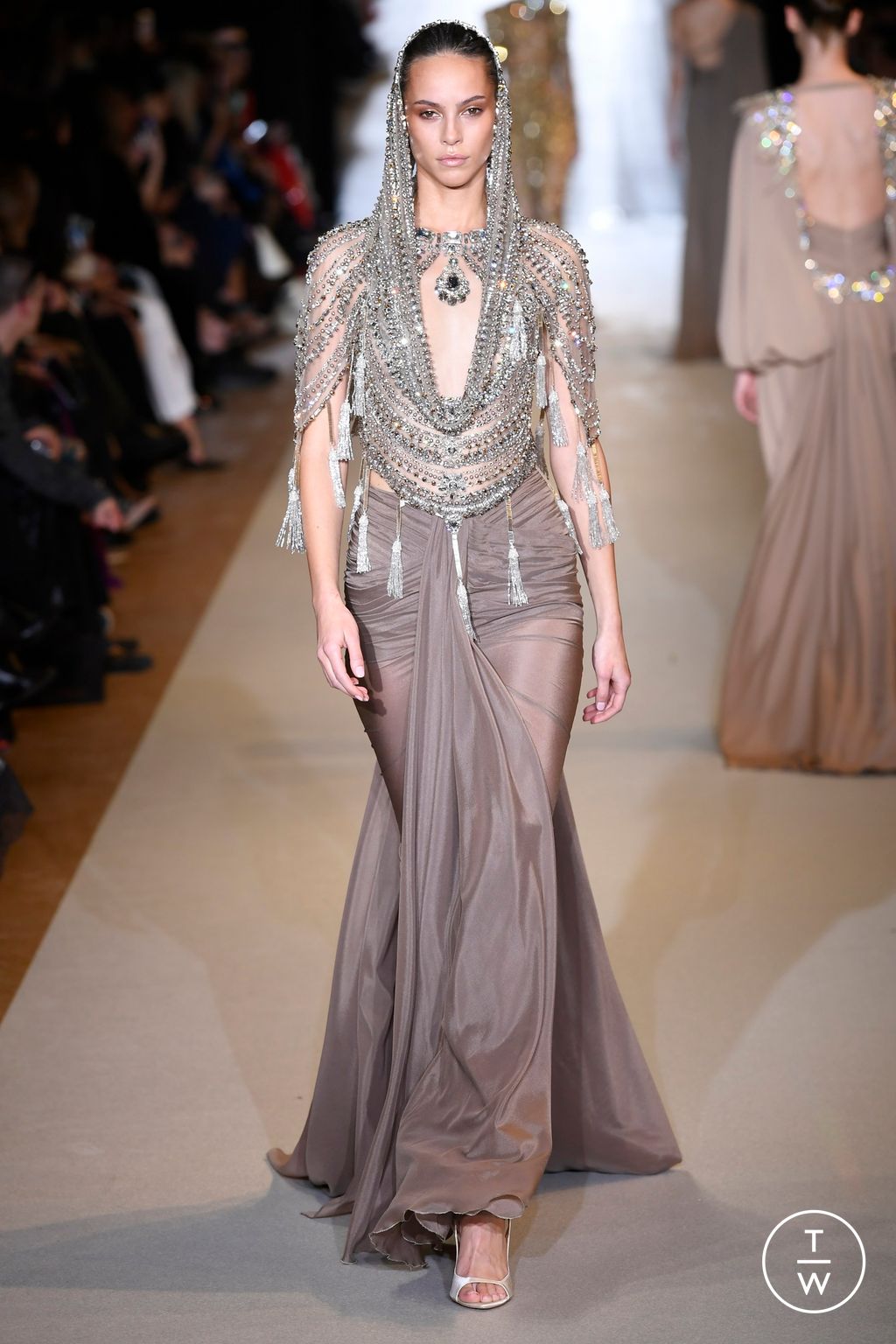 Fashion Week Paris Spring/Summer 2024 look 42 from the Zuhair Murad collection couture
