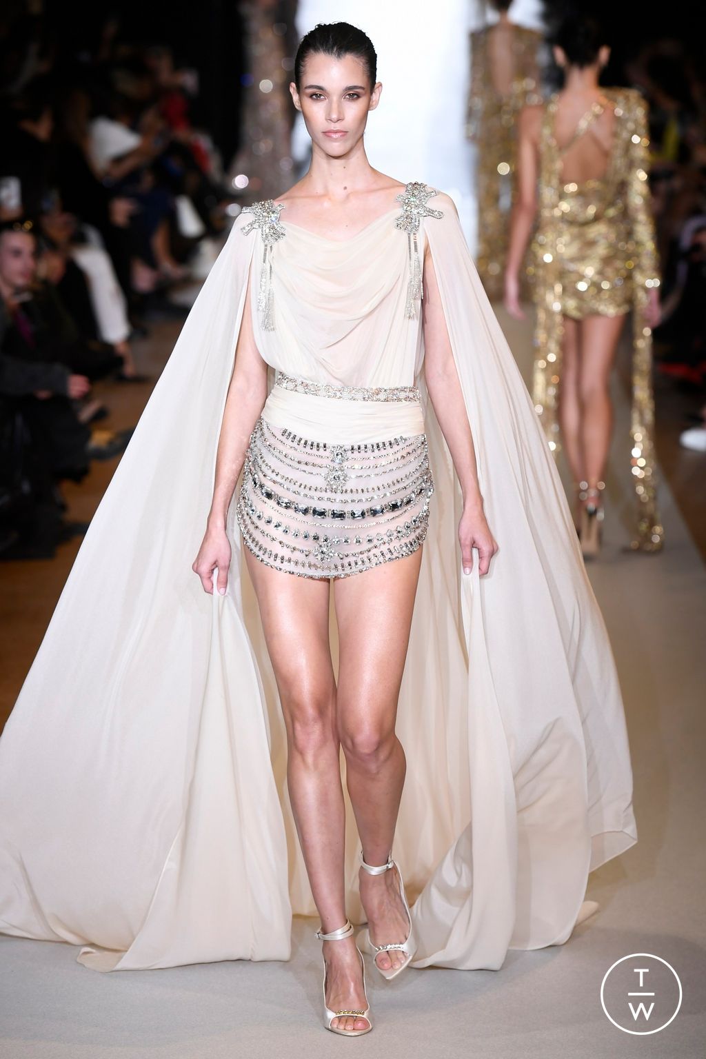 Fashion Week Paris Spring/Summer 2024 look 45 from the Zuhair Murad collection couture