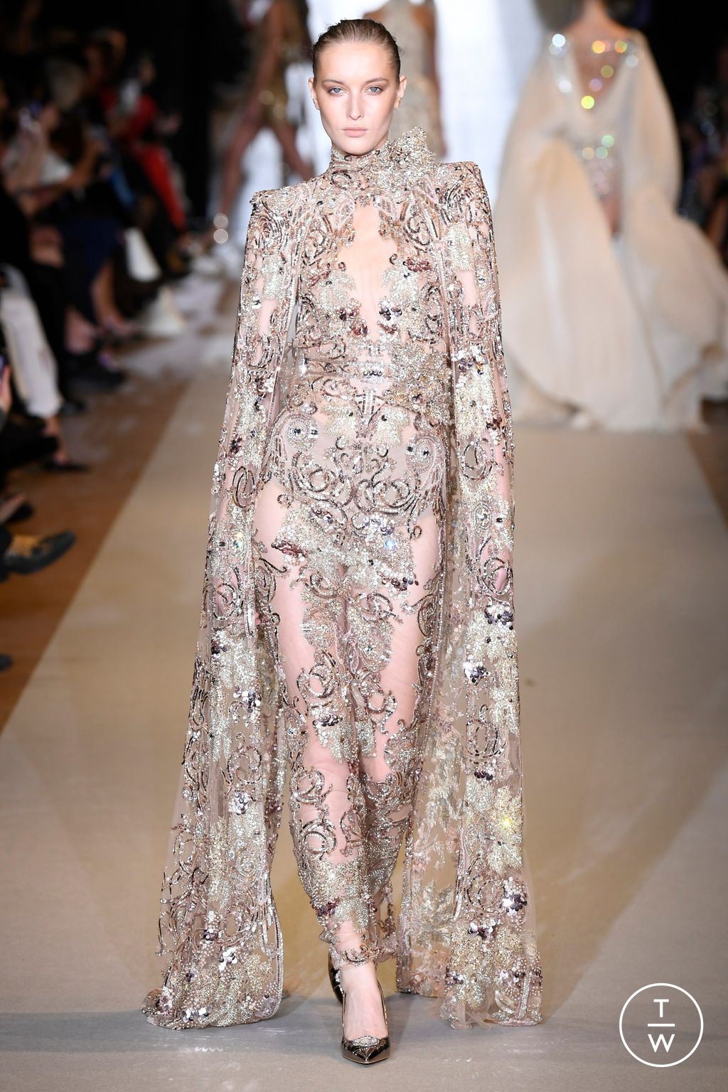 Fashion Week Paris Spring/Summer 2024 look 46 from the Zuhair Murad collection couture