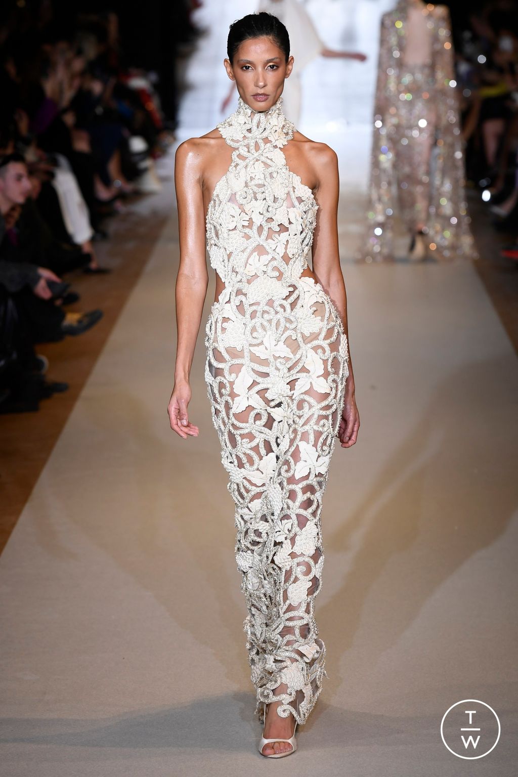 Fashion Week Paris Spring/Summer 2024 look 47 from the Zuhair Murad collection couture