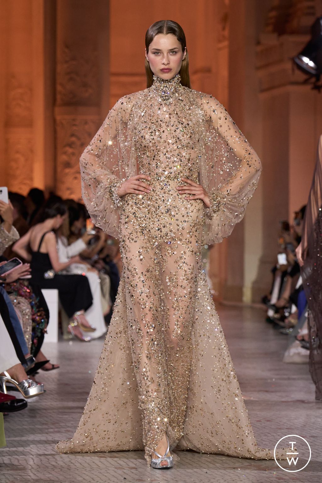 Fashion Week Paris Fall/Winter 2025 look 47 from the Zuhair Murad collection couture