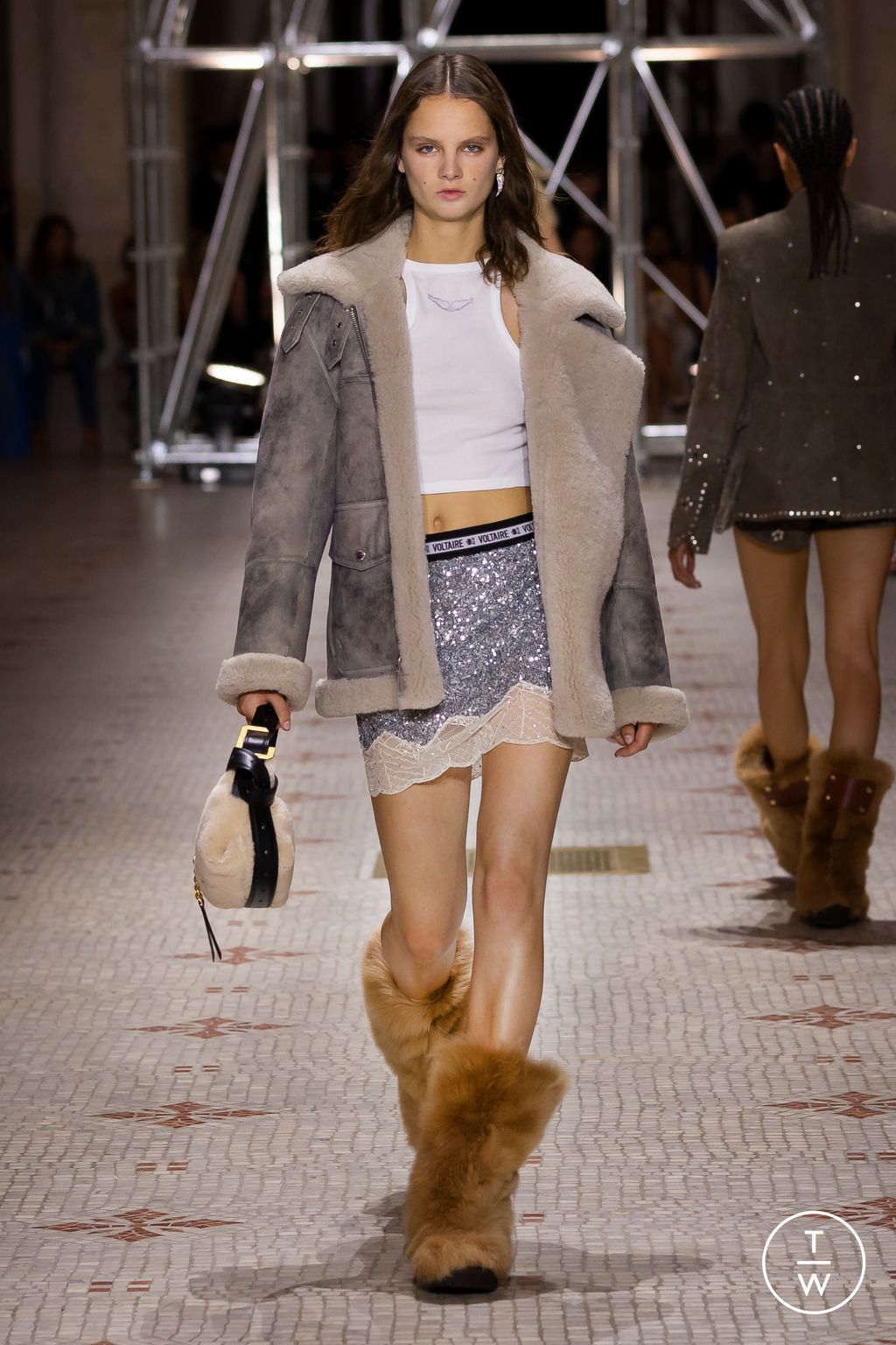 Fashion Week Paris Fall/Winter 2022 look 14 from the Zadig&Voltaire collection womenswear