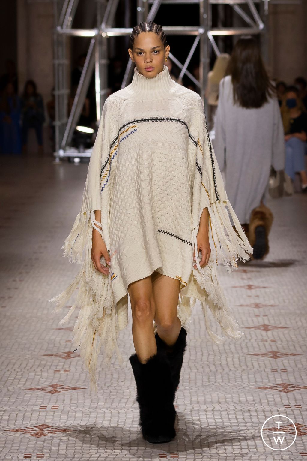 Fashion Week Paris Fall/Winter 2022 look 17 de la collection Zadig&Voltaire womenswear