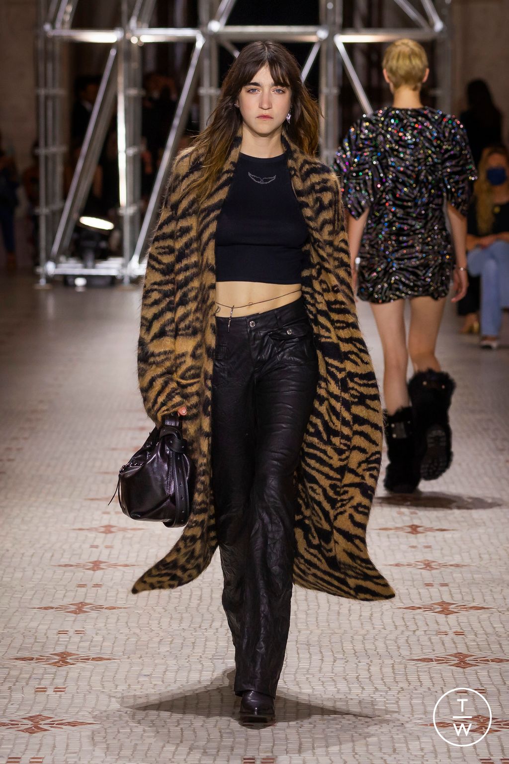 Fashion Week Paris Fall/Winter 2022 look 24 from the Zadig&Voltaire collection womenswear