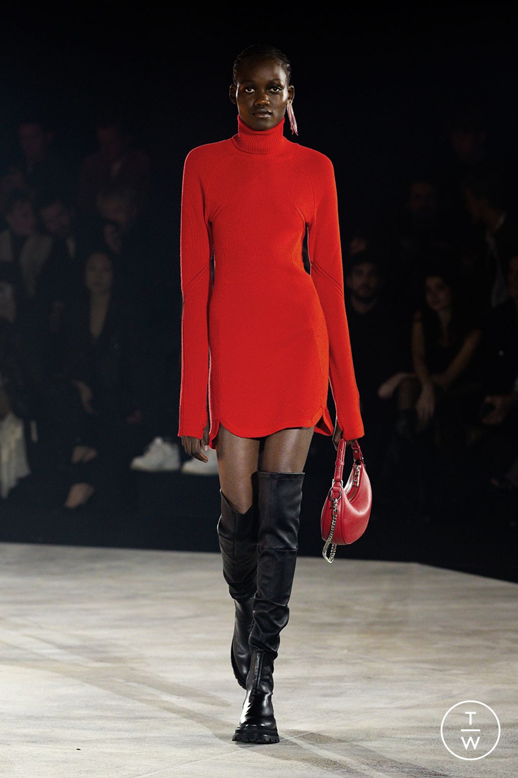 Fashion Week Paris Fall/Winter 2023 look 12 de la collection Zadig&Voltaire womenswear