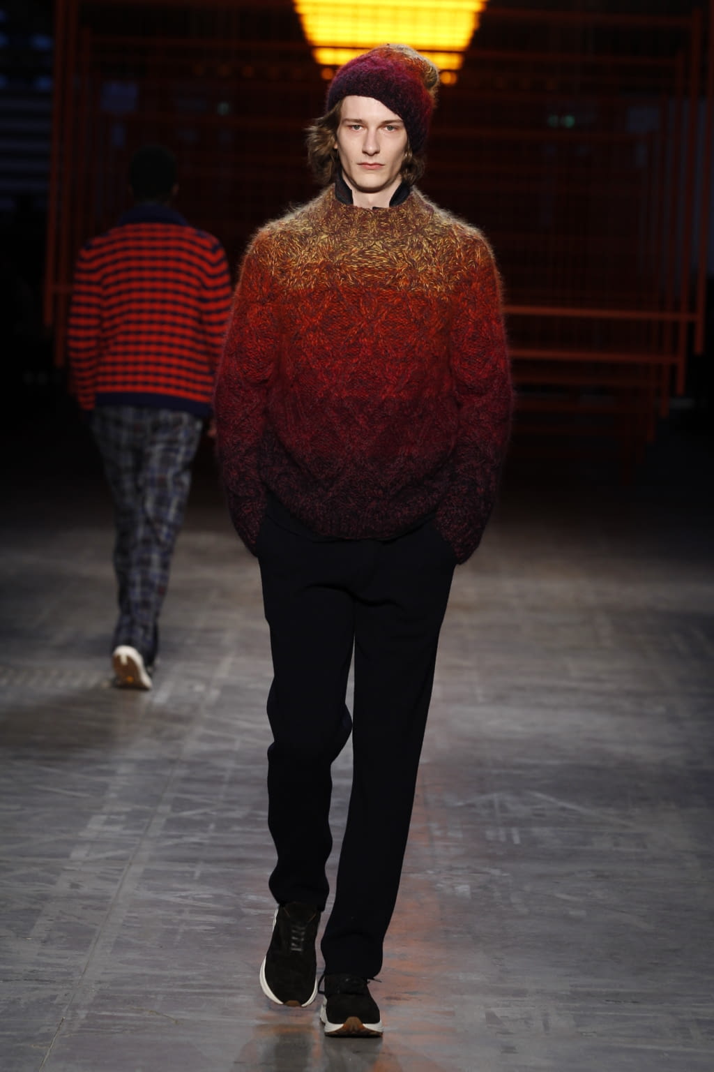 Fashion Week Milan Fall/Winter 2017 look 11 from the Missoni collection menswear