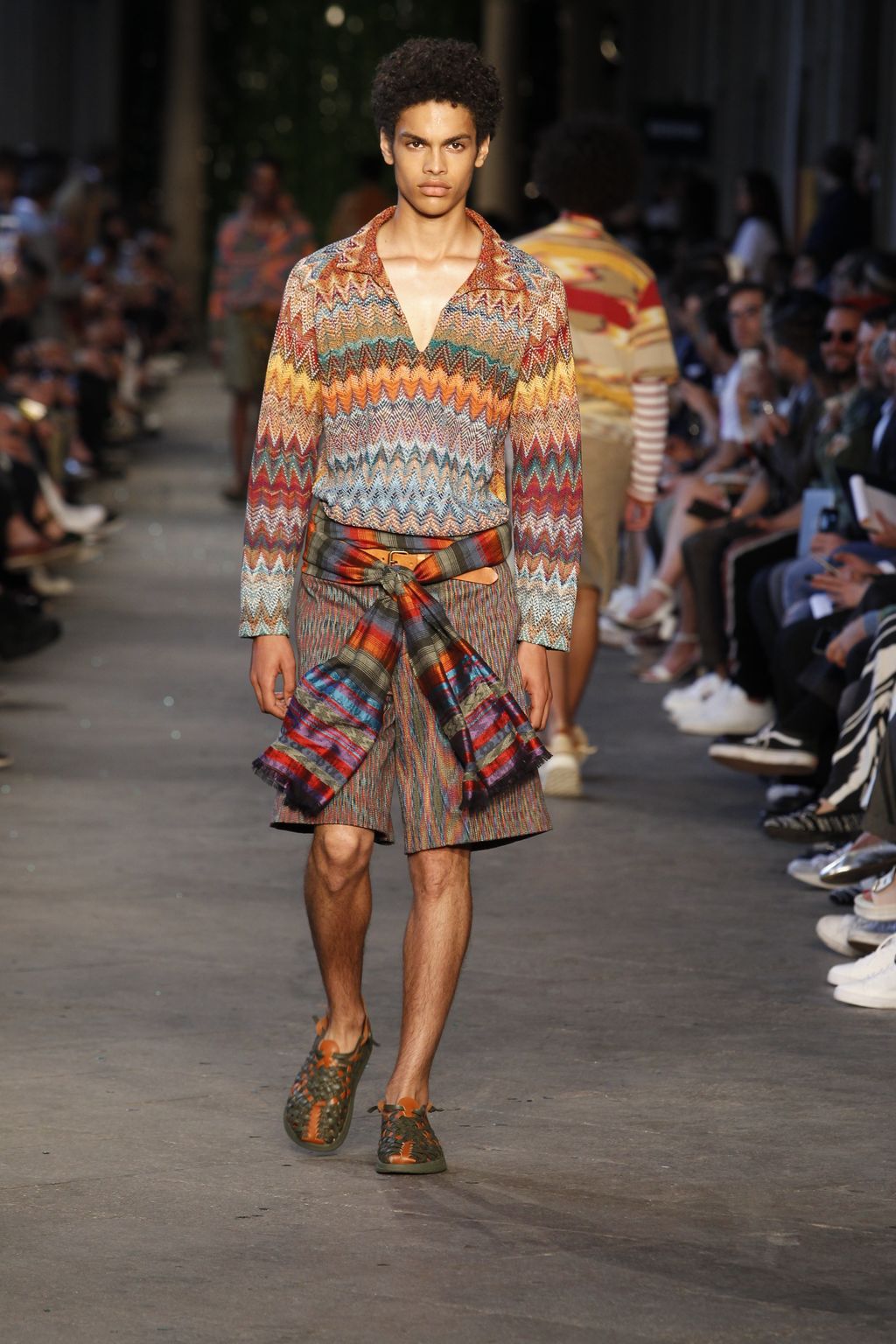 Fashion Week Milan Spring/Summer 2017 look 11 from the Missoni collection menswear