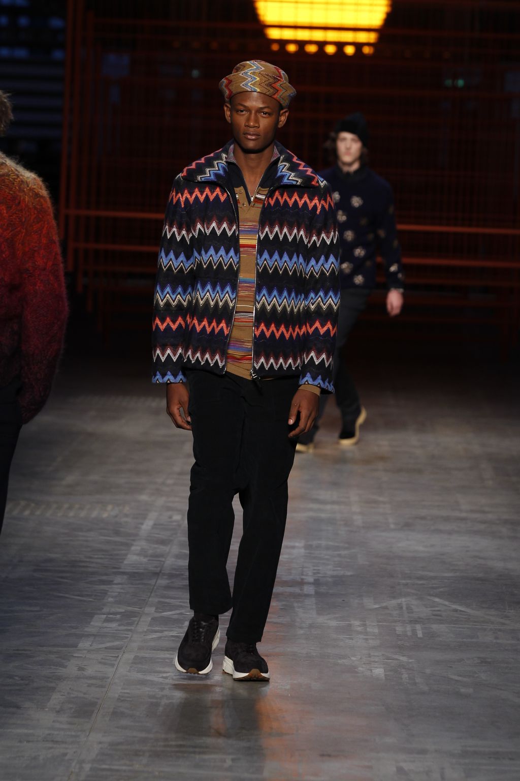 Fashion Week Milan Fall/Winter 2017 look 12 from the Missoni collection menswear