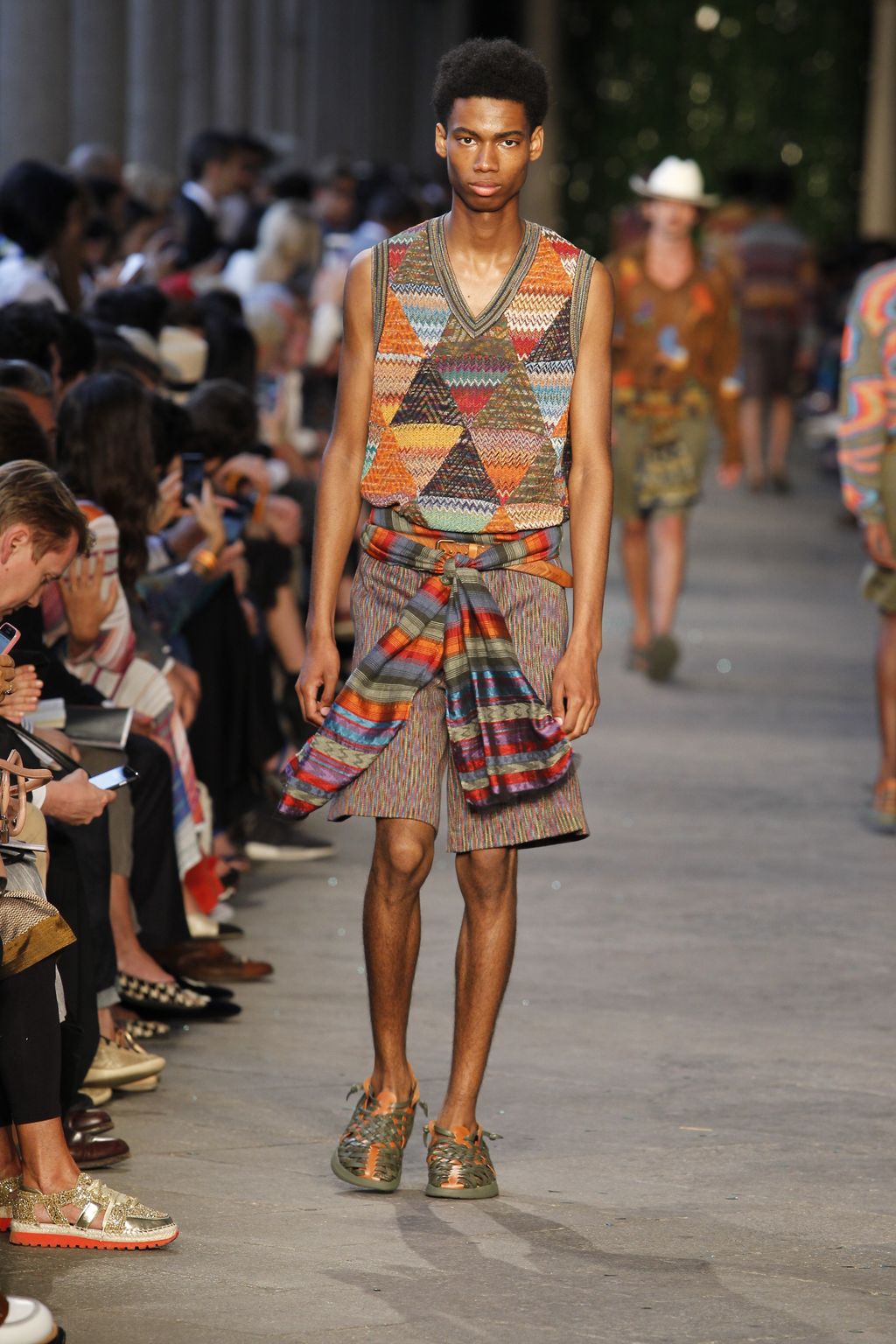 Fashion Week Milan Spring/Summer 2017 look 13 from the Missoni collection menswear