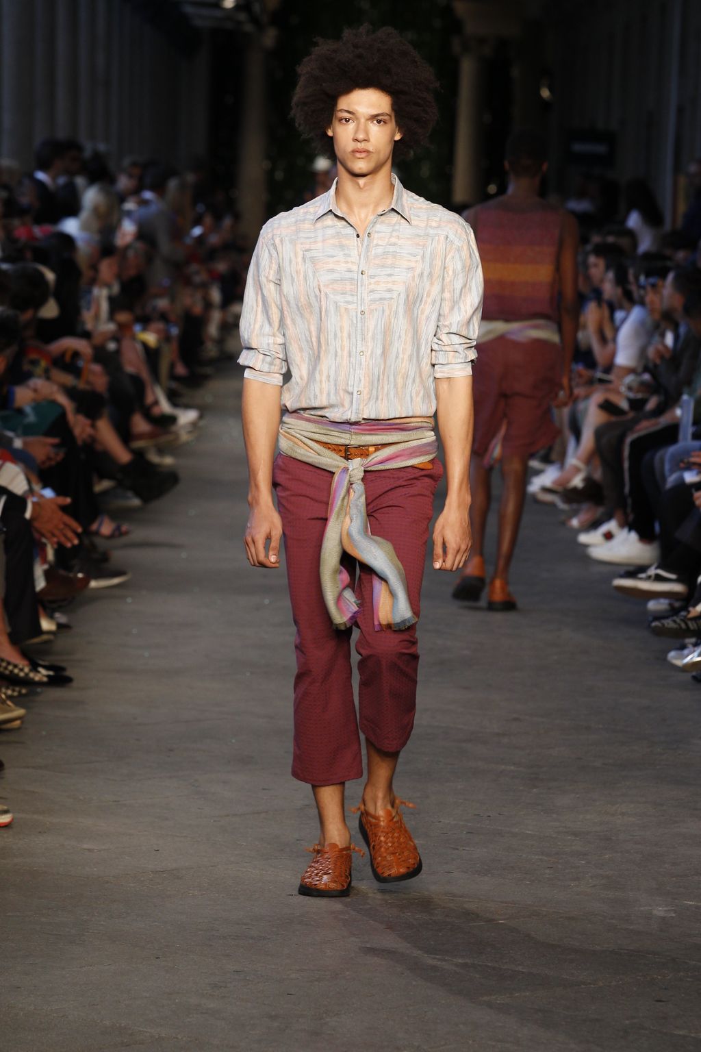 Fashion Week Milan Spring/Summer 2017 look 16 from the Missoni collection menswear