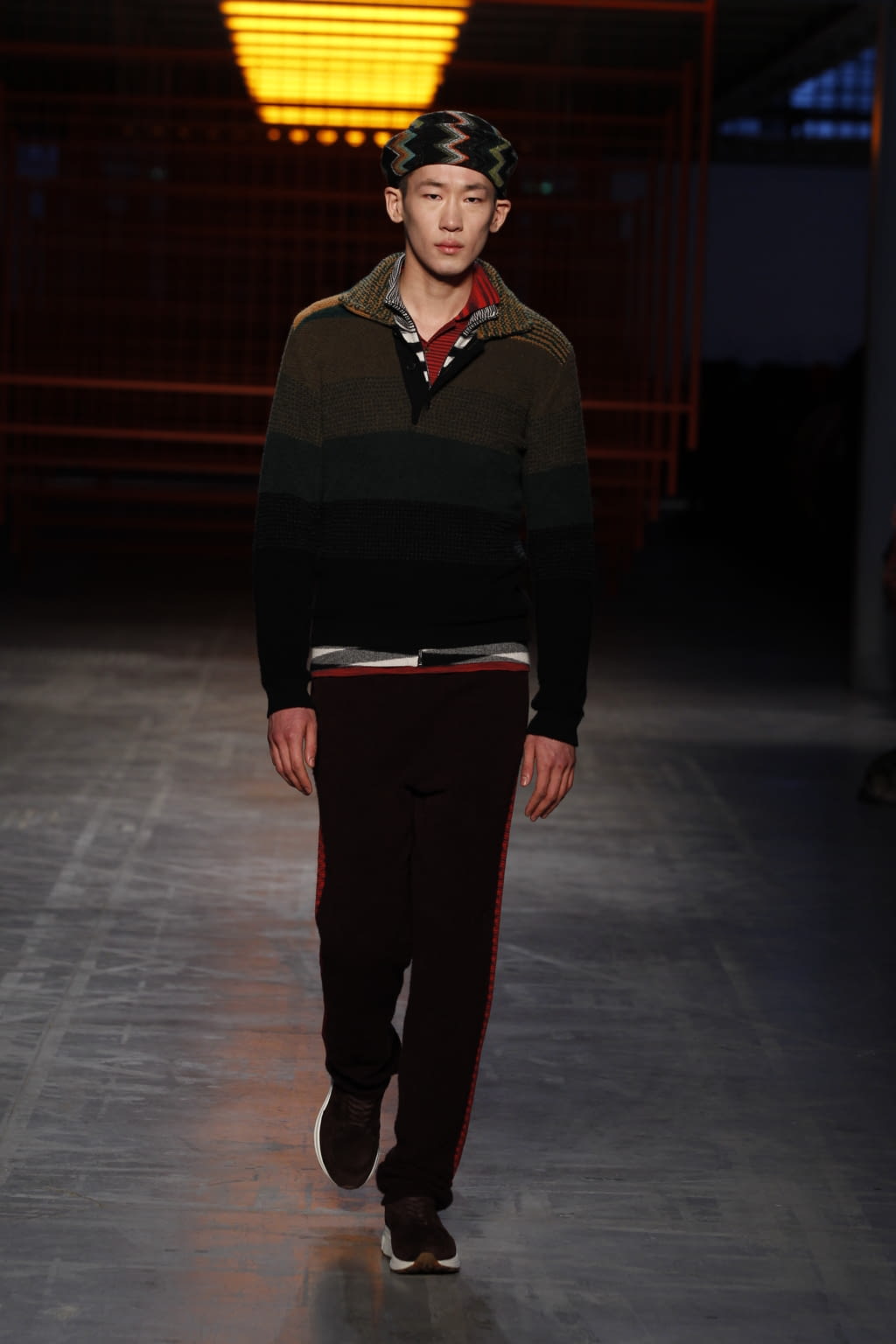 Fashion Week Milan Fall/Winter 2017 look 17 from the Missoni collection menswear