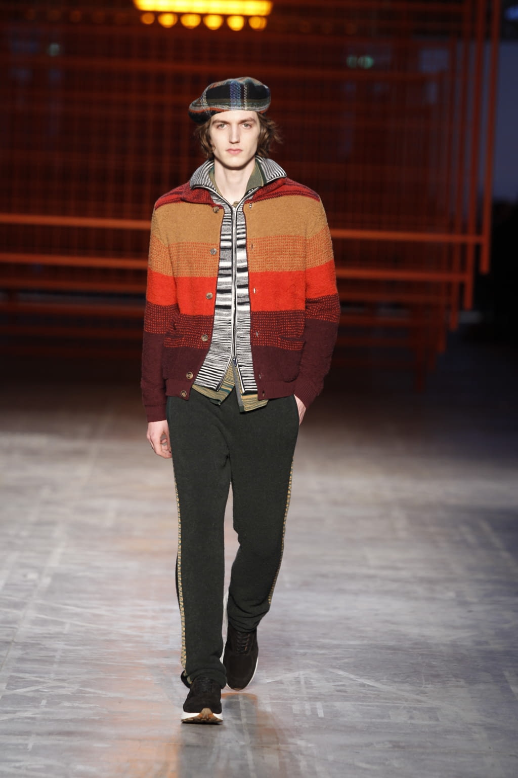 Fashion Week Milan Fall/Winter 2017 look 3 from the Missoni collection menswear