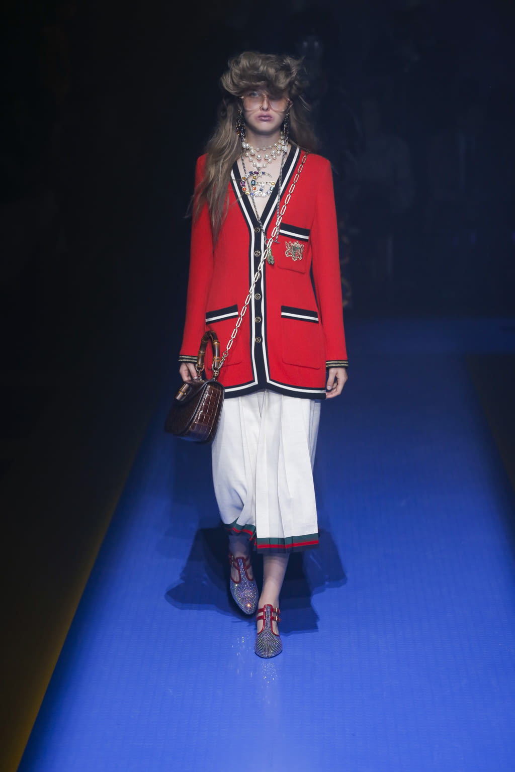 Fashion Week Milan Spring/Summer 2018 look 19 from the Gucci collection womenswear