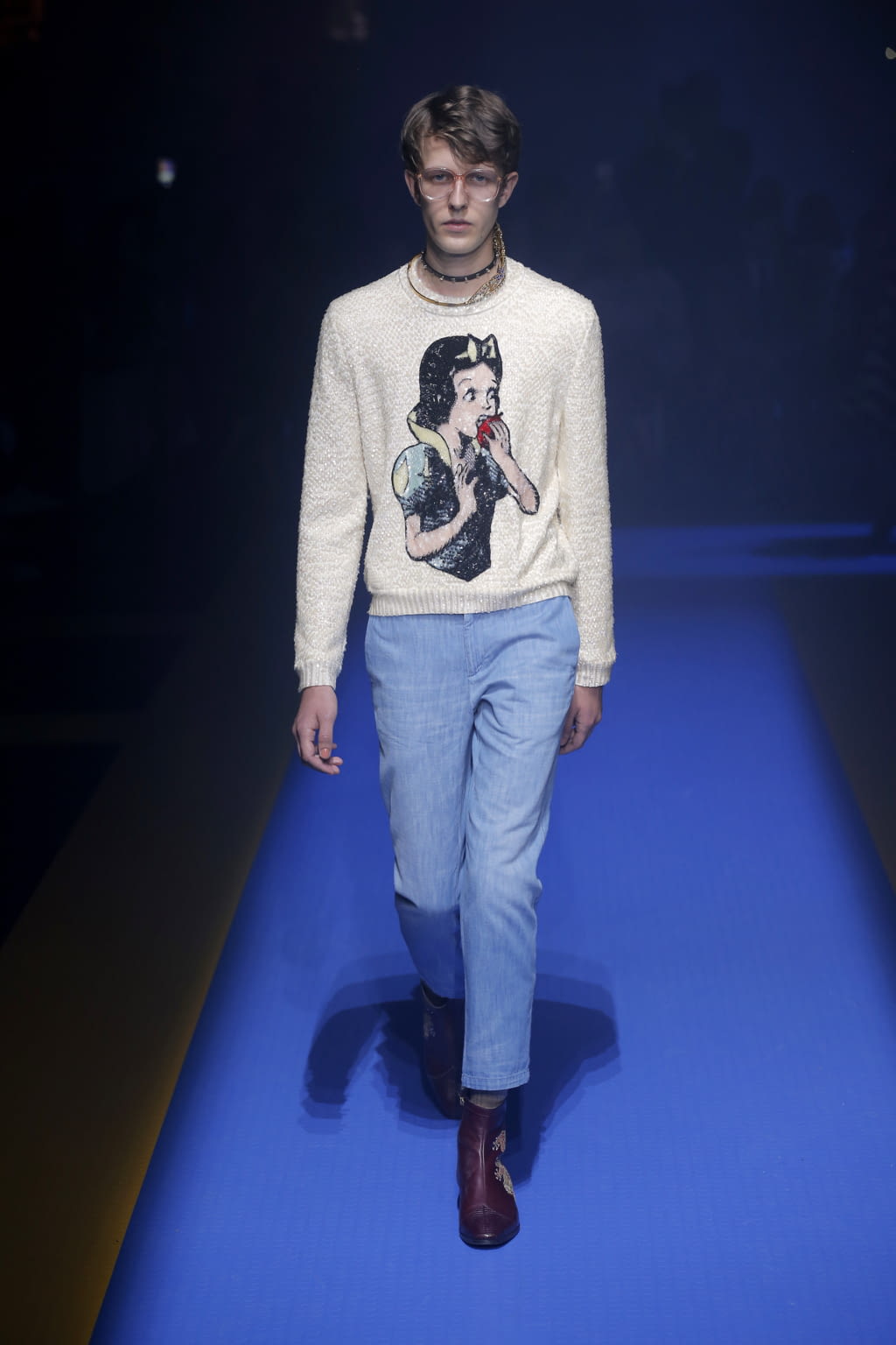 Fashion Week Milan Spring/Summer 2018 look 99 from the Gucci collection 女装