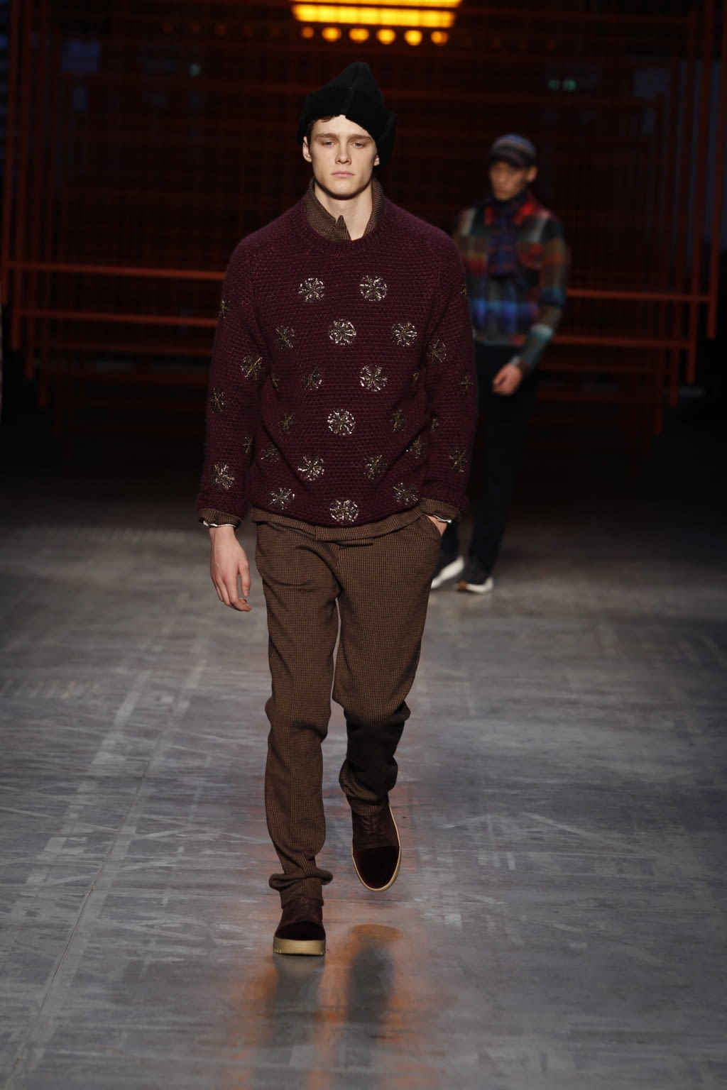 Fashion Week Milan Fall/Winter 2017 look 5 from the Missoni collection menswear