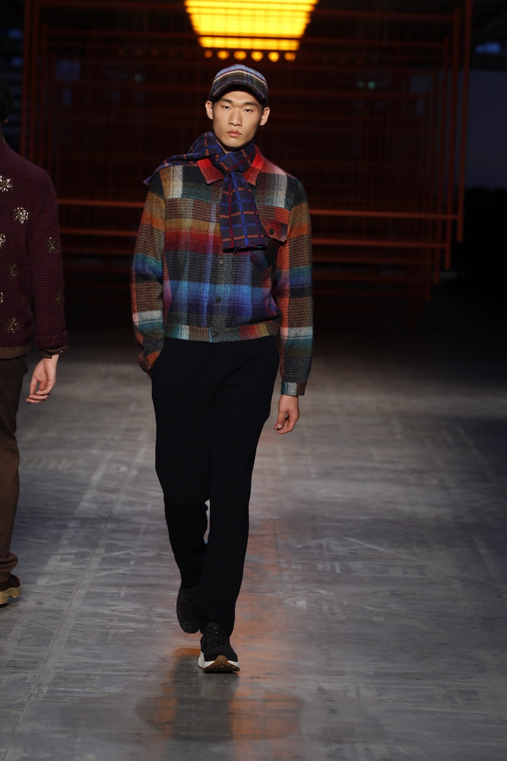 Fashion Week Milan Fall/Winter 2017 look 6 from the Missoni collection menswear