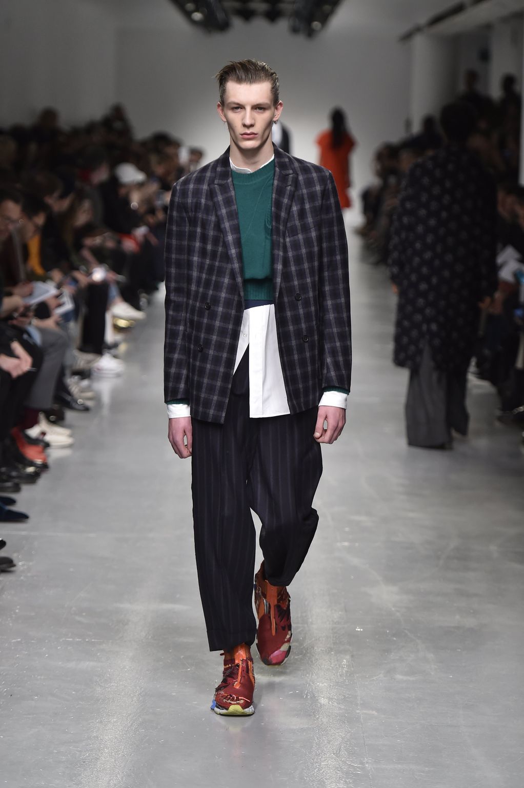 Fashion Week London Fall/Winter 2017 look 6 from the Casely-Hayford collection menswear