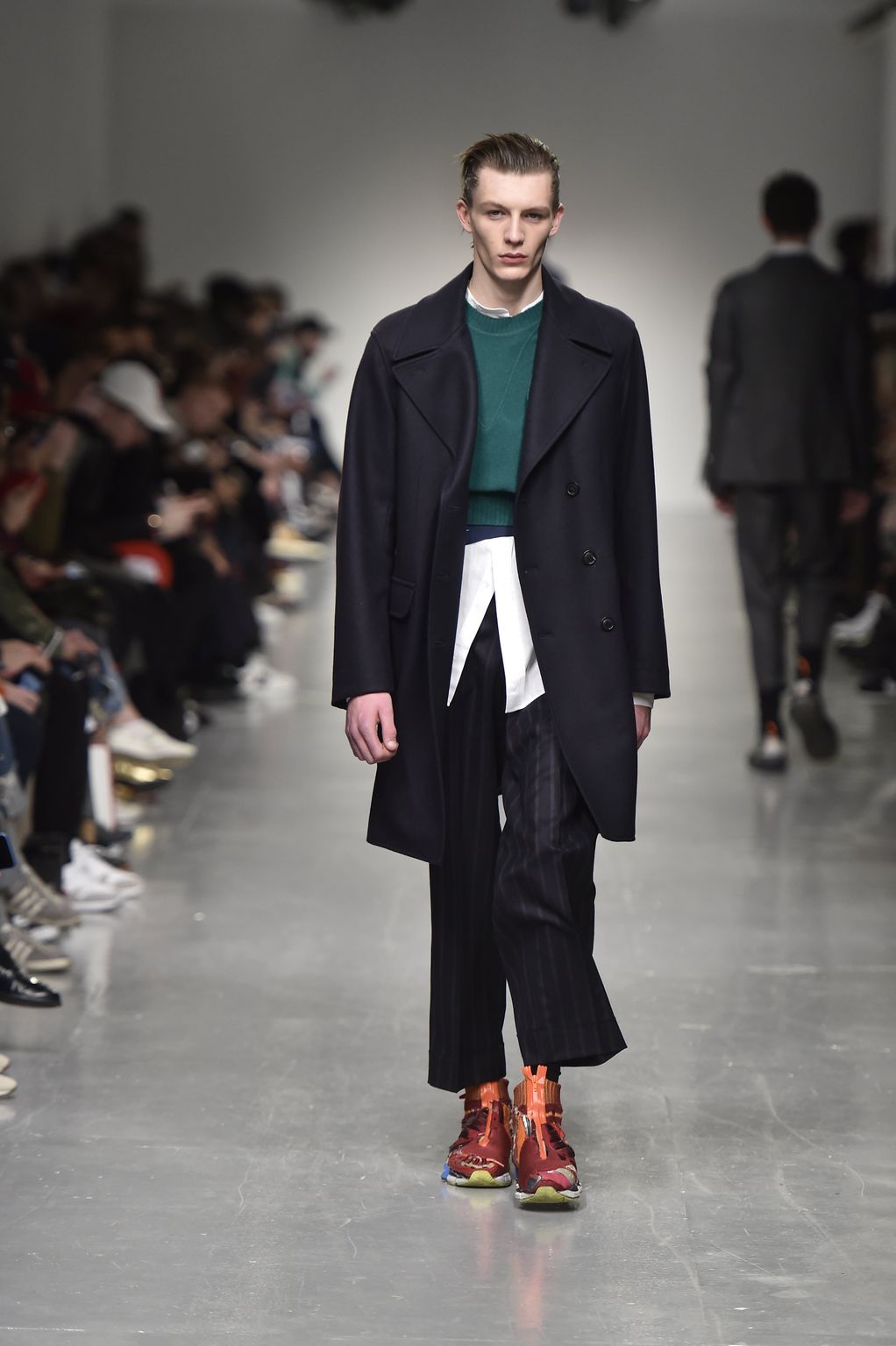 Fashion Week London Fall/Winter 2017 look 17 from the Casely-Hayford collection menswear