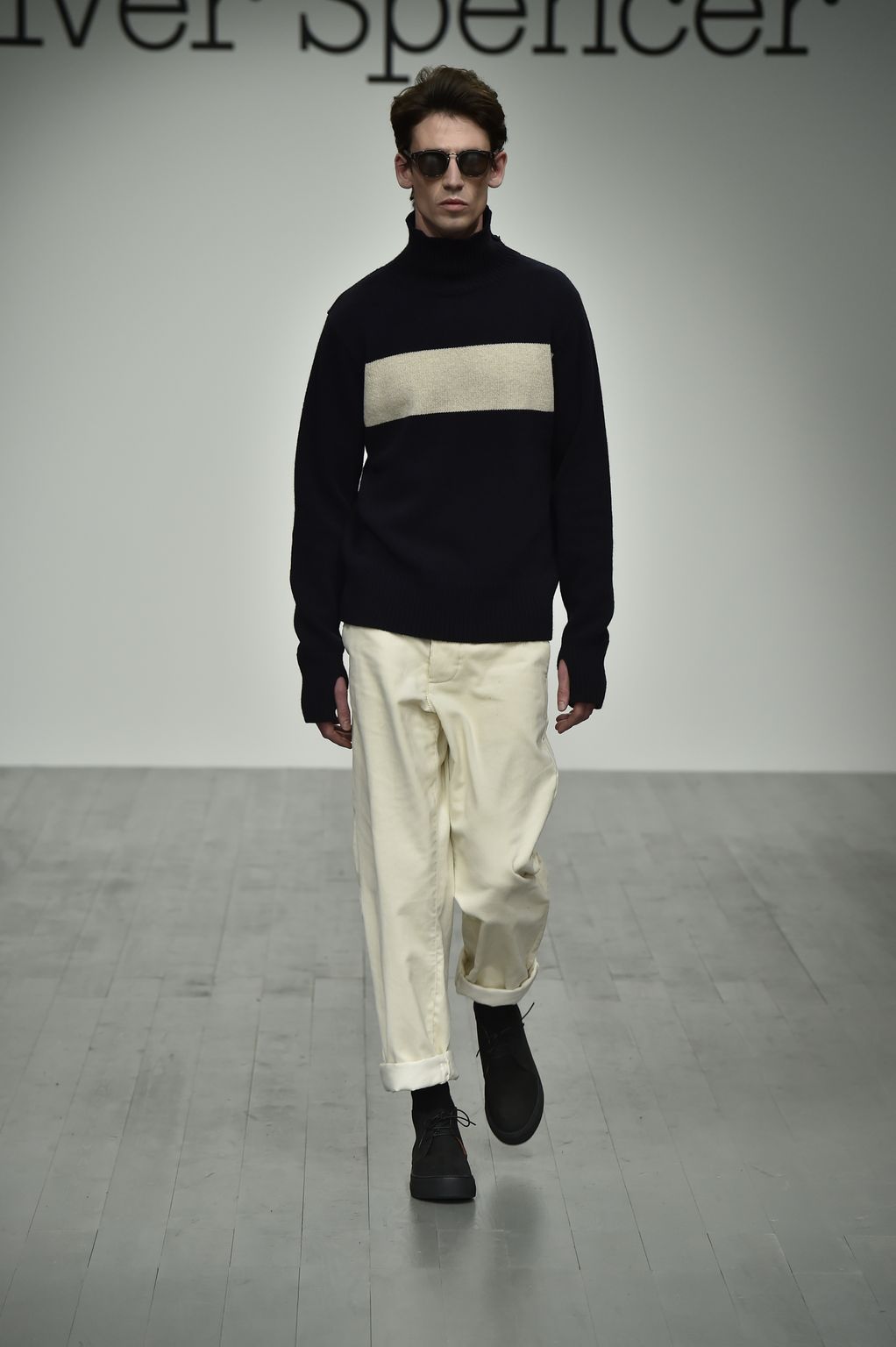 Fashion Week London Fall/Winter 2018 look 8 from the Oliver Spencer collection menswear