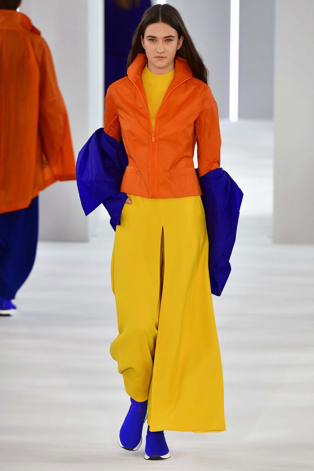 Fashion Week London Fall/Winter 2018 look 27 from the Jasper Conran collection 女装