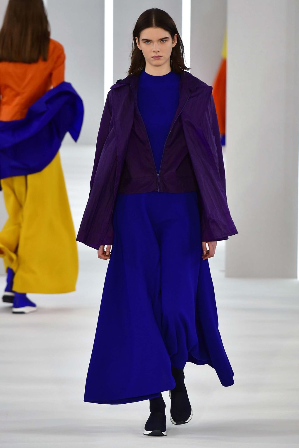 Fashion Week London Fall/Winter 2018 look 28 from the Jasper Conran collection 女装