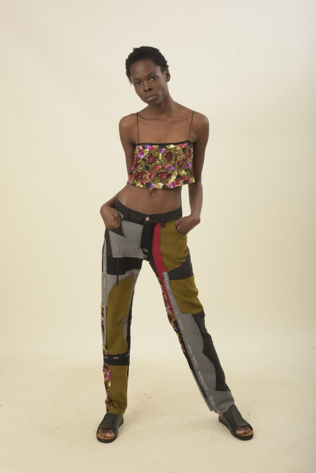 Fashion Week London Spring/Summer 2021 look 24 from the Lupe Gajardo collection womenswear