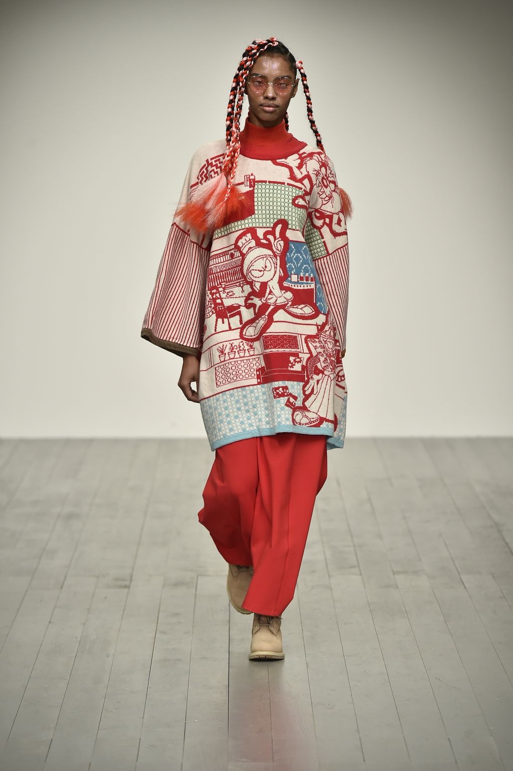 Fashion Week London Fall/Winter 2018 look 14 from the Bobby Abley collection menswear