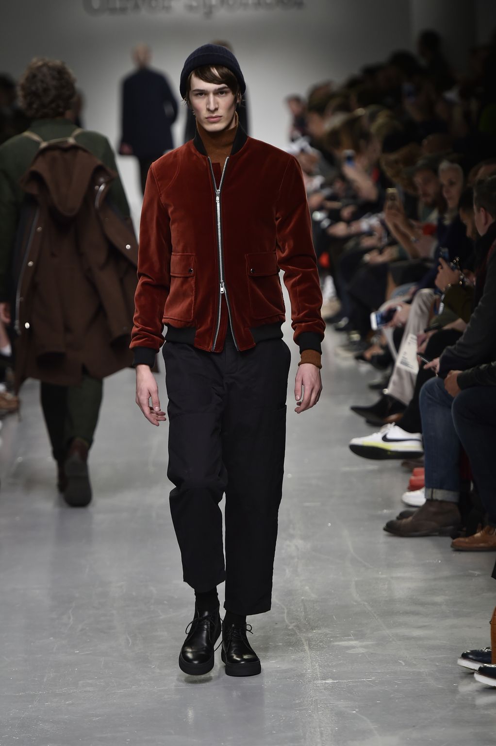 Fashion Week London Fall/Winter 2017 look 25 from the Oliver Spencer collection menswear