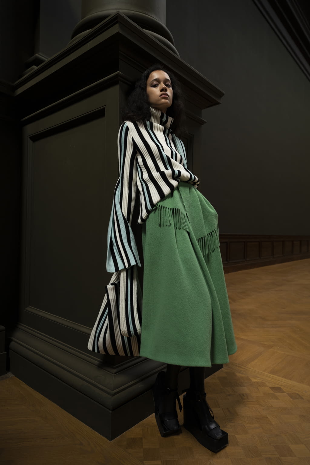 Fashion Week Paris Fall/Winter 2021 look 33 from the Christian Wijnants collection womenswear