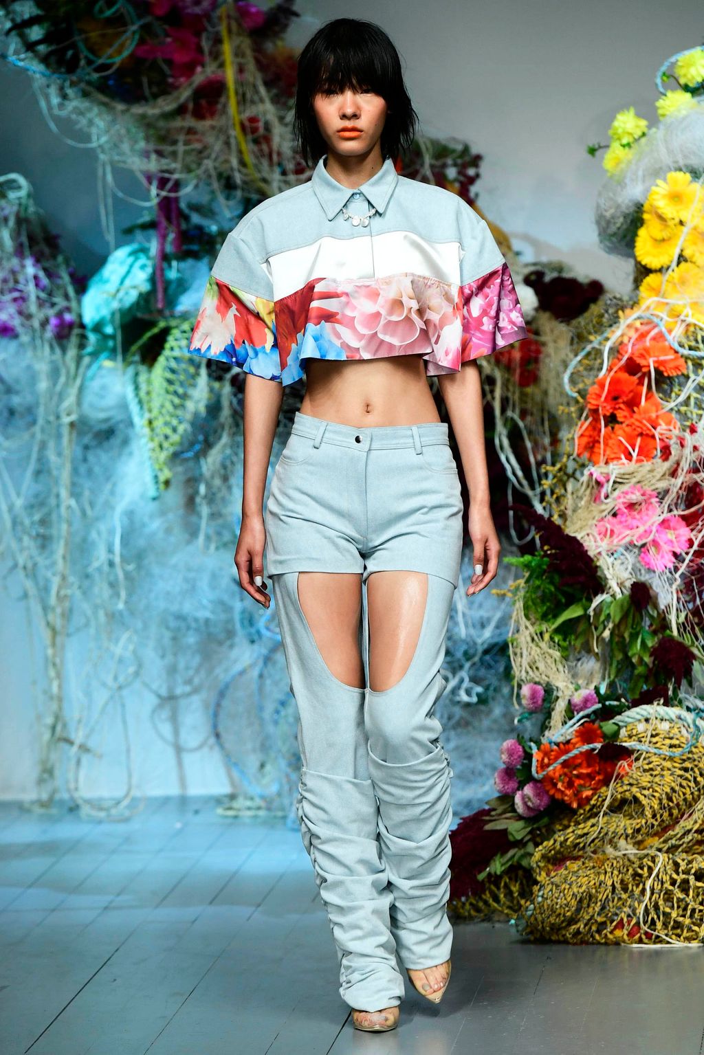Fashion Week London Spring/Summer 2019 look 4 from the Fyodor Golan collection womenswear