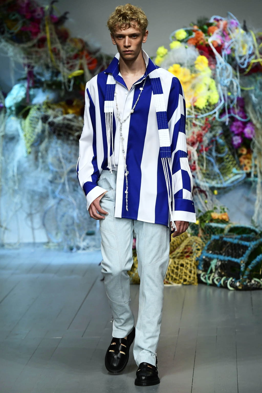 Fashion Week London Spring/Summer 2019 look 6 from the Fyodor Golan collection womenswear