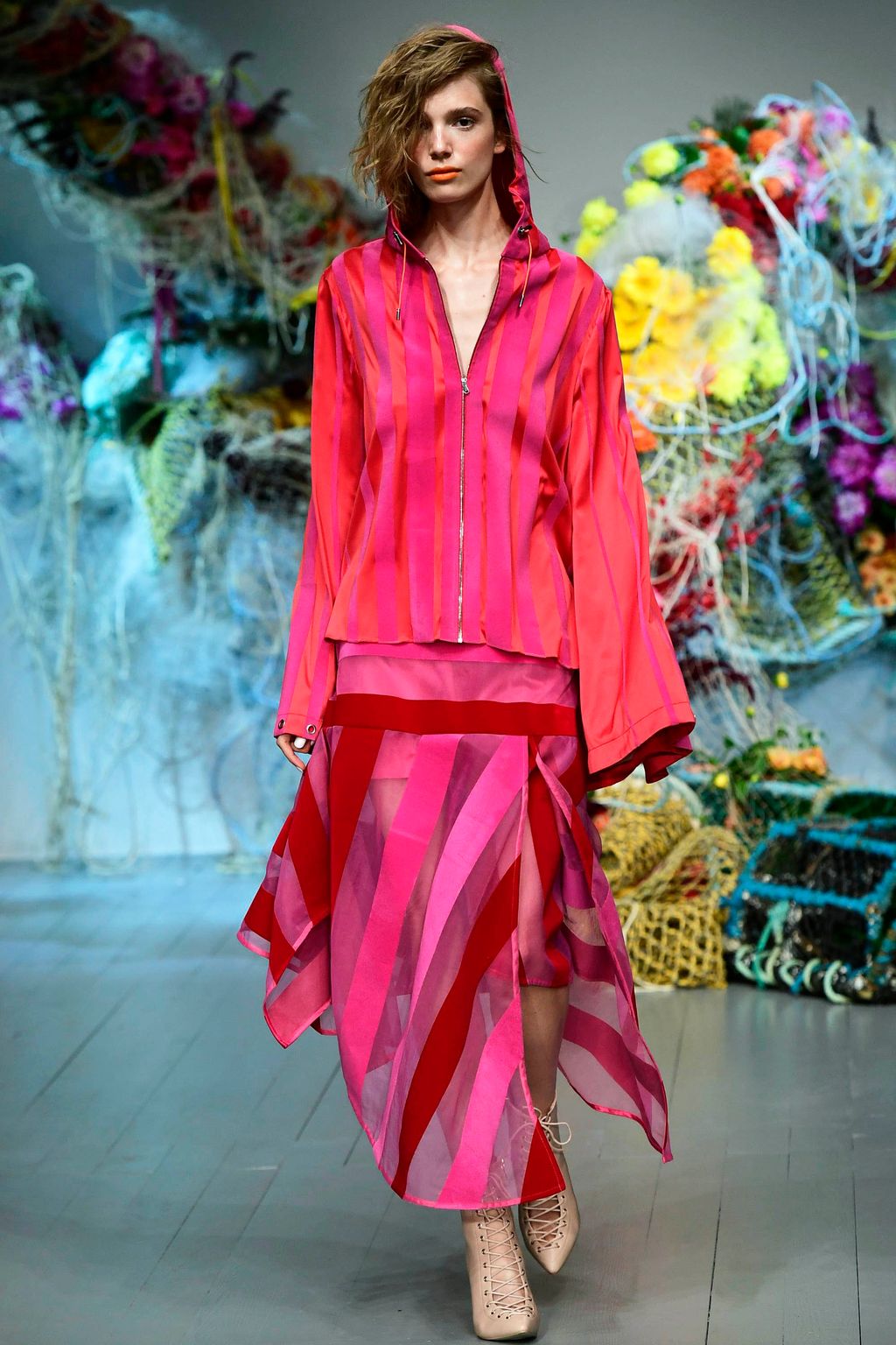 Fashion Week London Spring/Summer 2019 look 10 from the Fyodor Golan collection womenswear