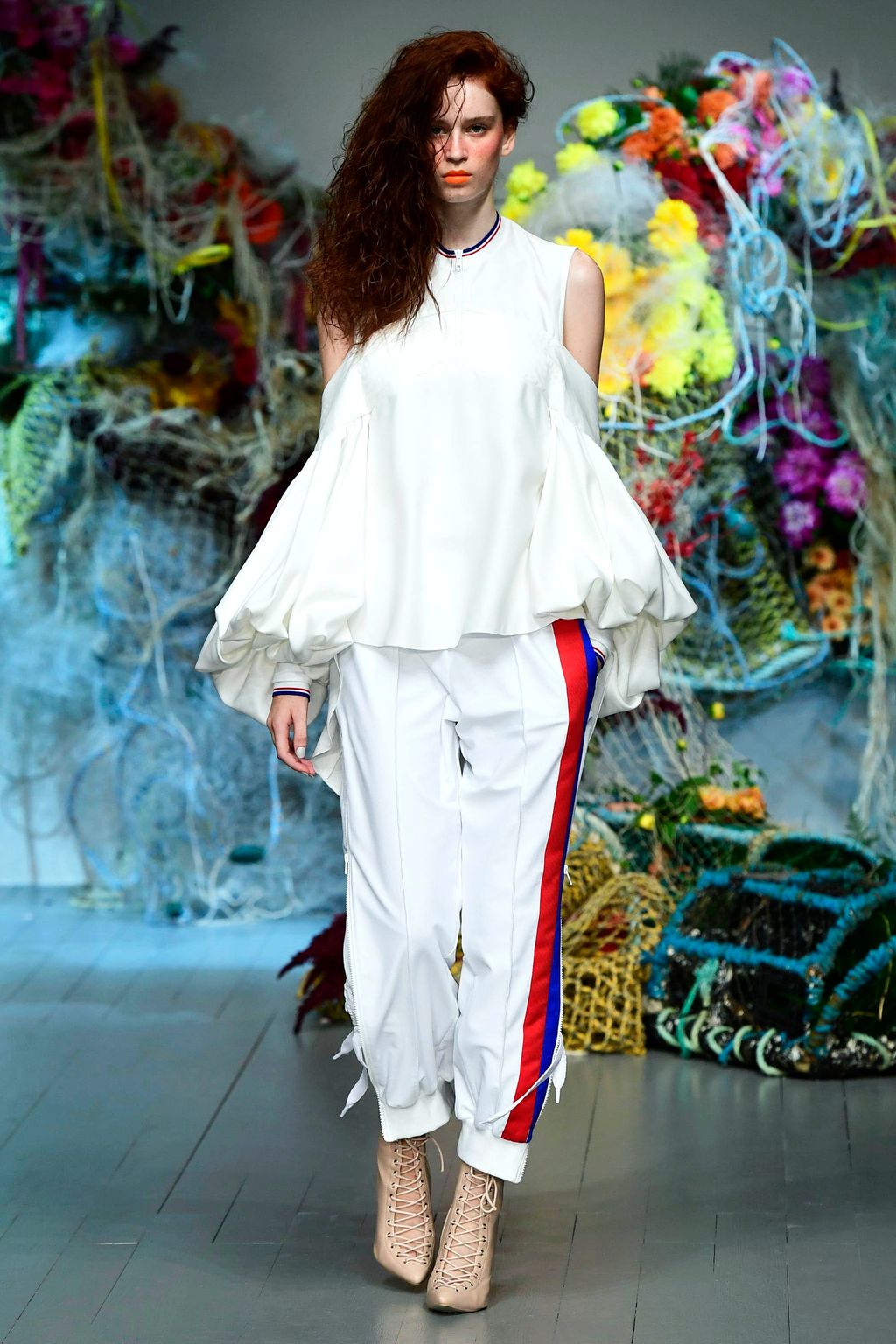Fashion Week London Spring/Summer 2019 look 13 from the Fyodor Golan collection 女装
