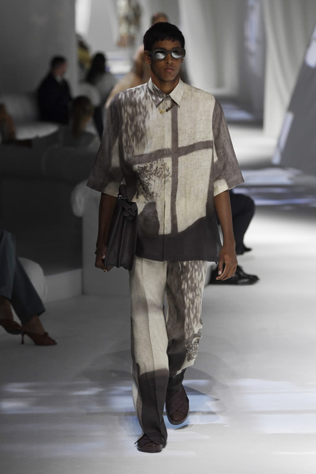 Fashion Week Milan Spring/Summer 2021 look 3 from the Fendi collection womenswear