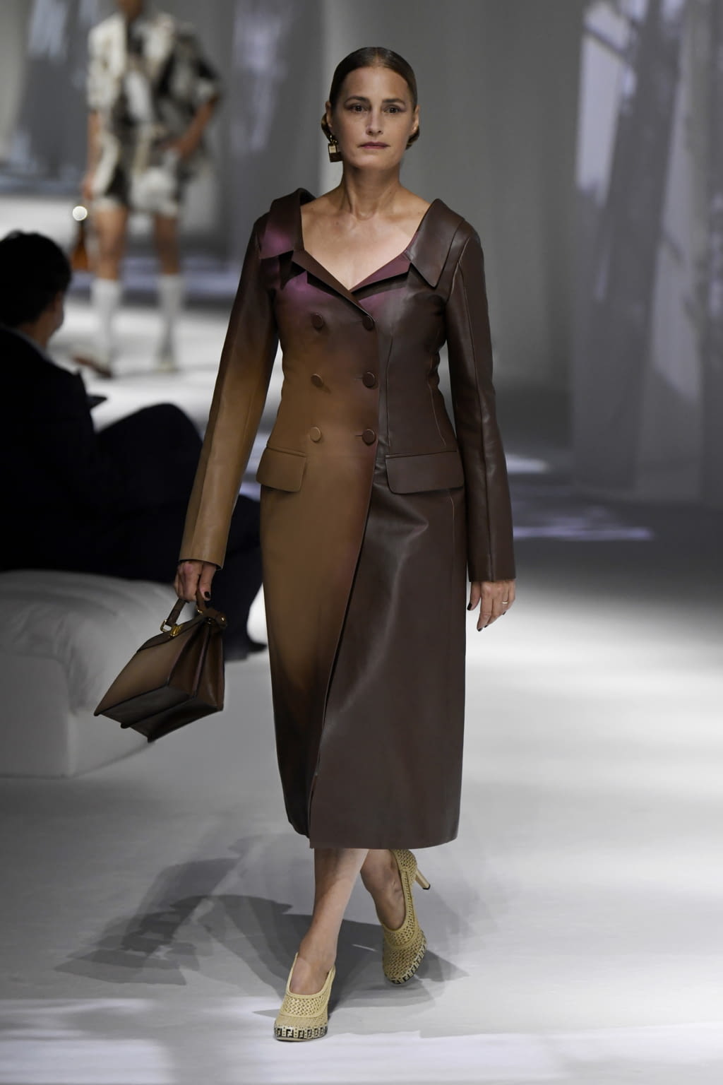 Fashion Week Milan Spring/Summer 2021 look 5 from the Fendi collection 女装