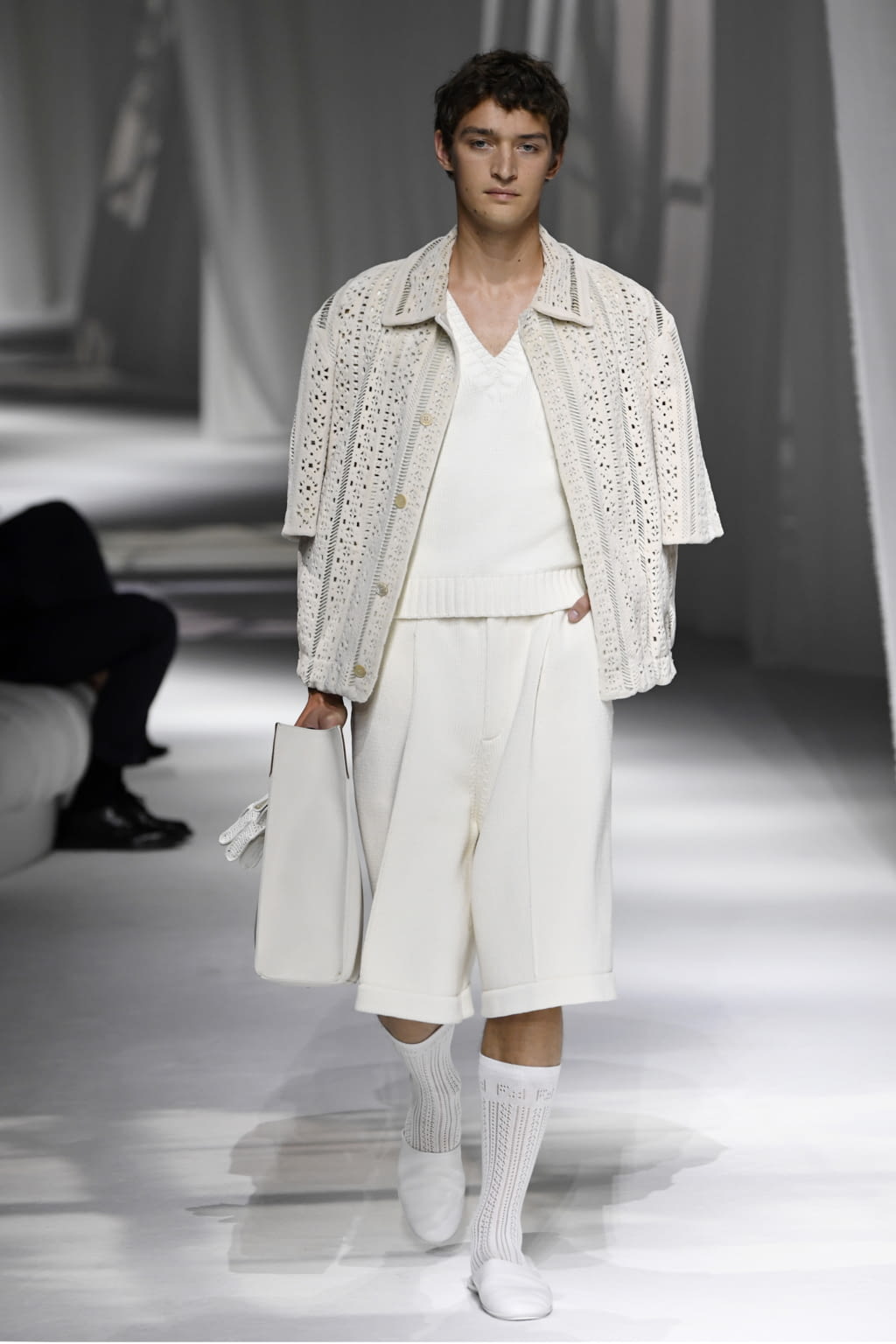 Fashion Week Milan Spring/Summer 2021 look 9 from the Fendi collection 女装
