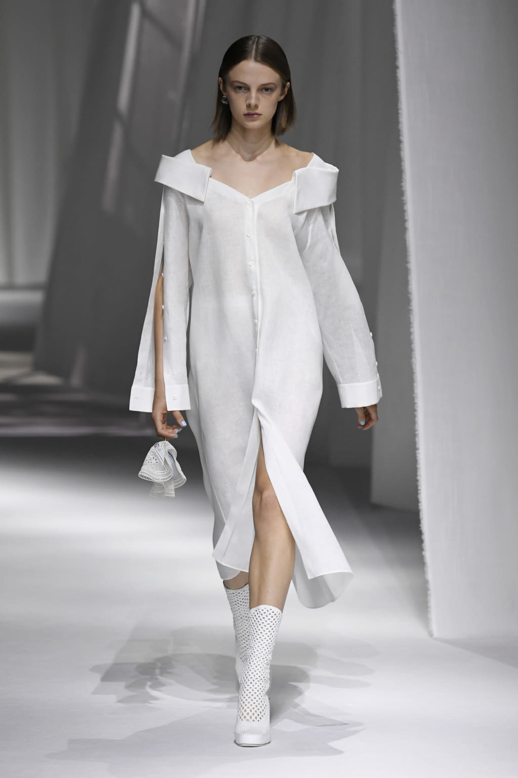 Fashion Week Milan Spring/Summer 2021 look 10 from the Fendi collection womenswear