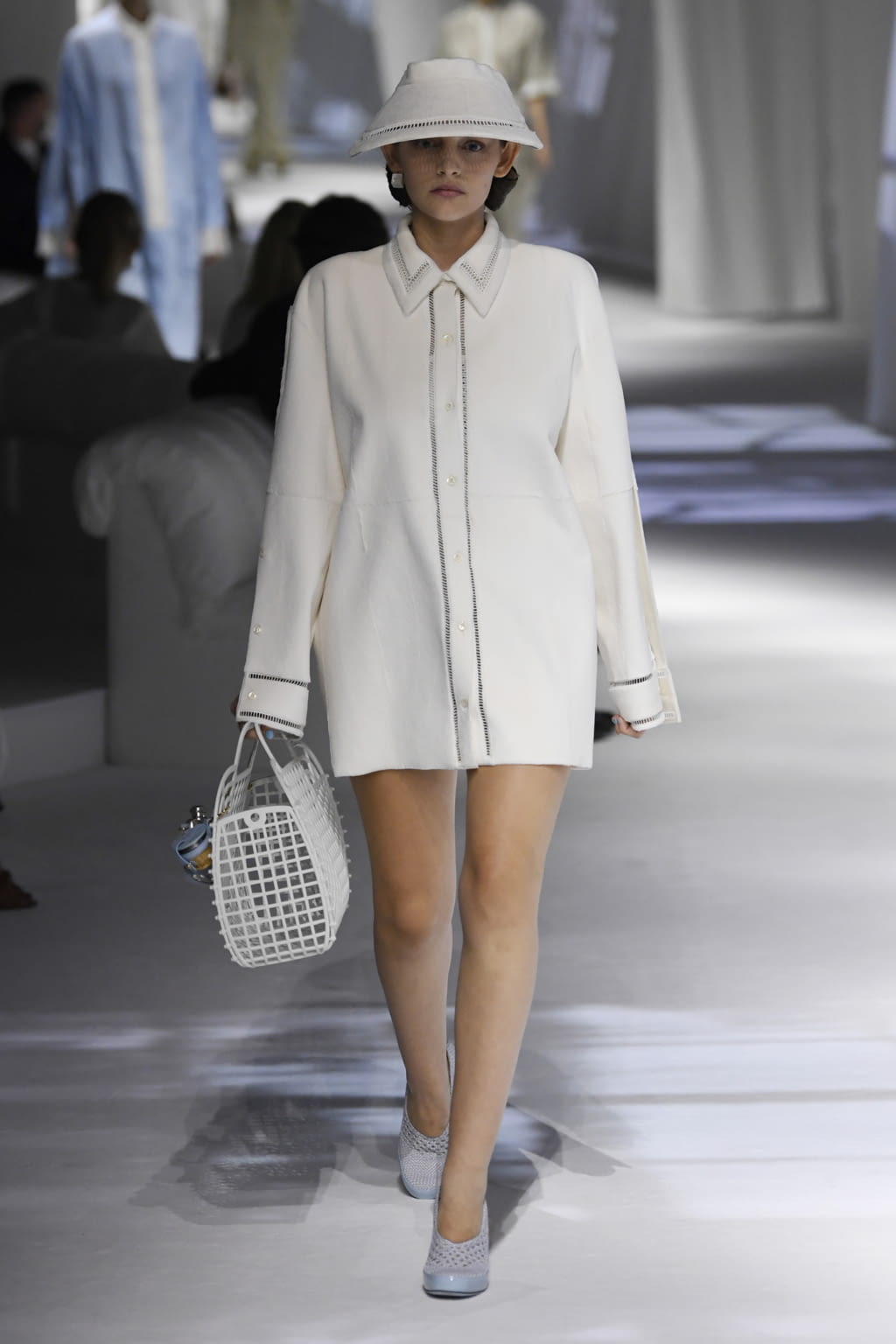 Fashion Week Milan Spring/Summer 2021 look 12 from the Fendi collection 女装