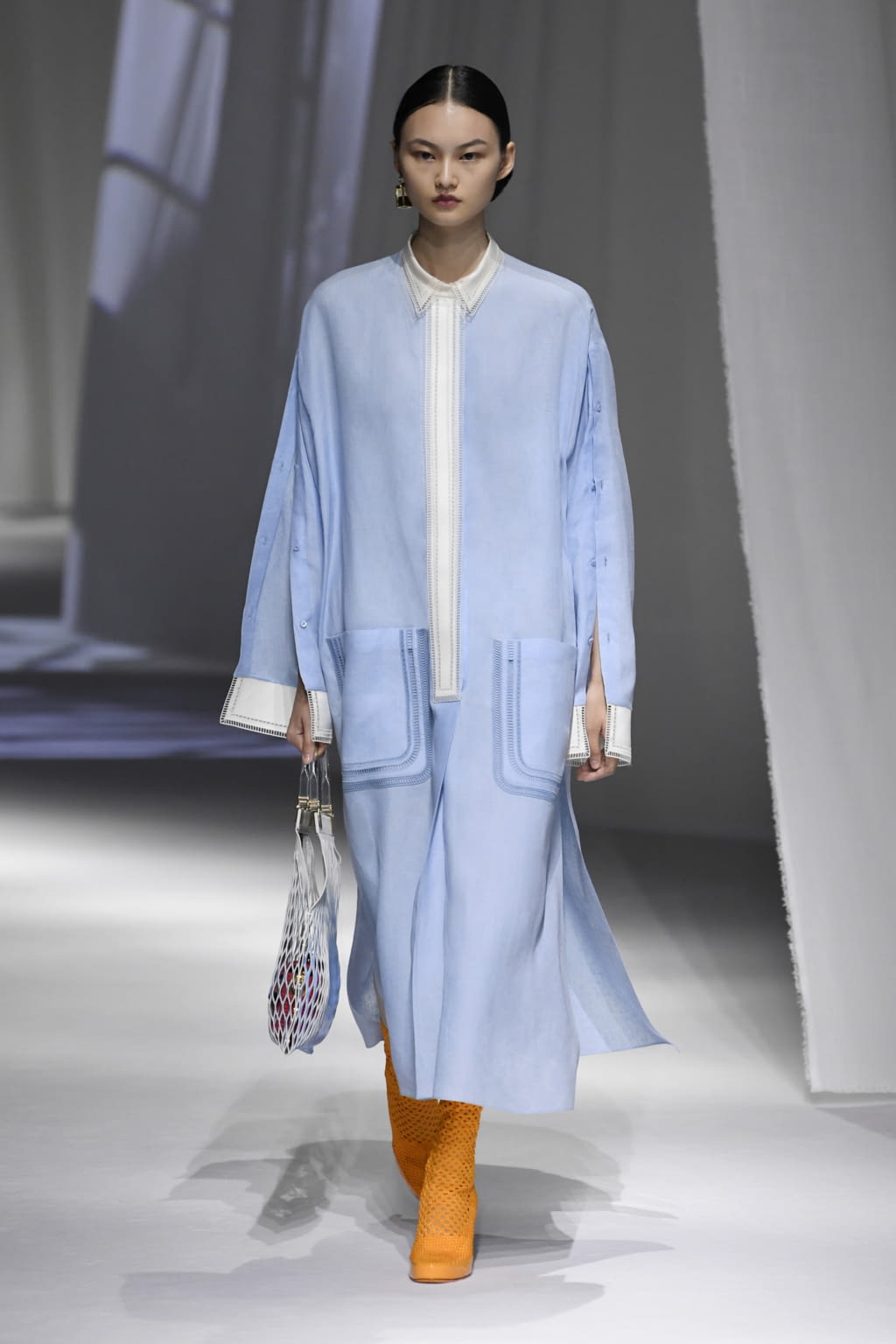 Fashion Week Milan Spring/Summer 2021 look 13 from the Fendi collection womenswear