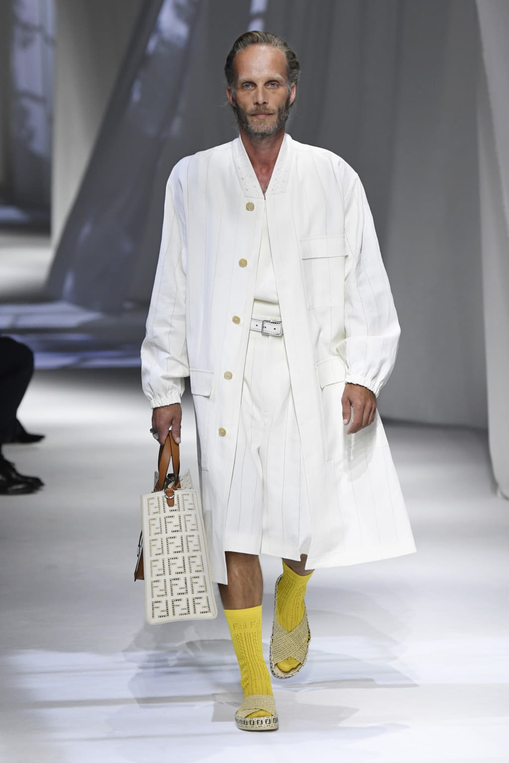 Fashion Week Milan Spring/Summer 2021 look 17 from the Fendi collection womenswear