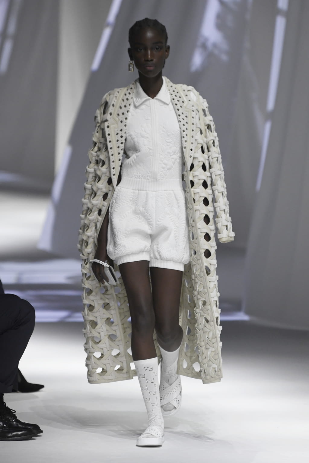 Fashion Week Milan Spring/Summer 2021 look 18 from the Fendi collection womenswear