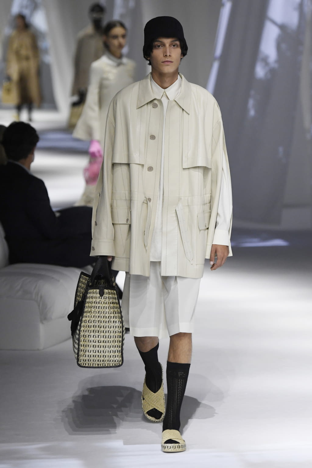 Fashion Week Milan Spring/Summer 2021 look 19 from the Fendi collection womenswear