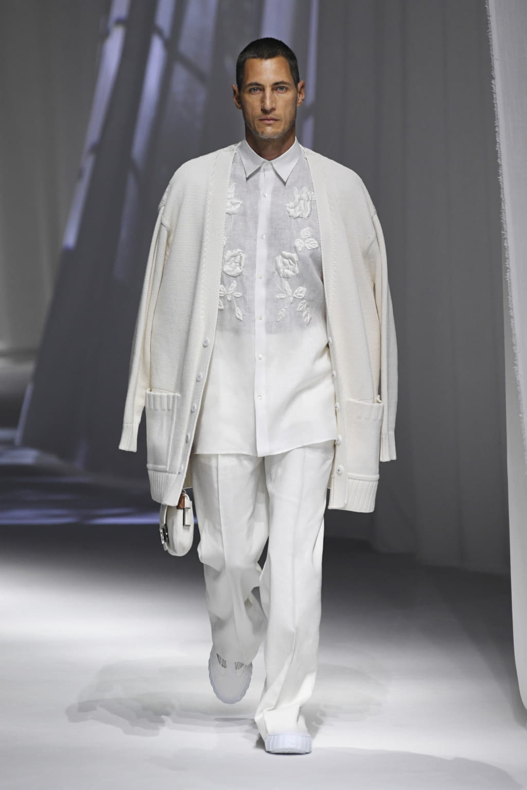 Fashion Week Milan Spring/Summer 2021 look 23 from the Fendi collection 女装