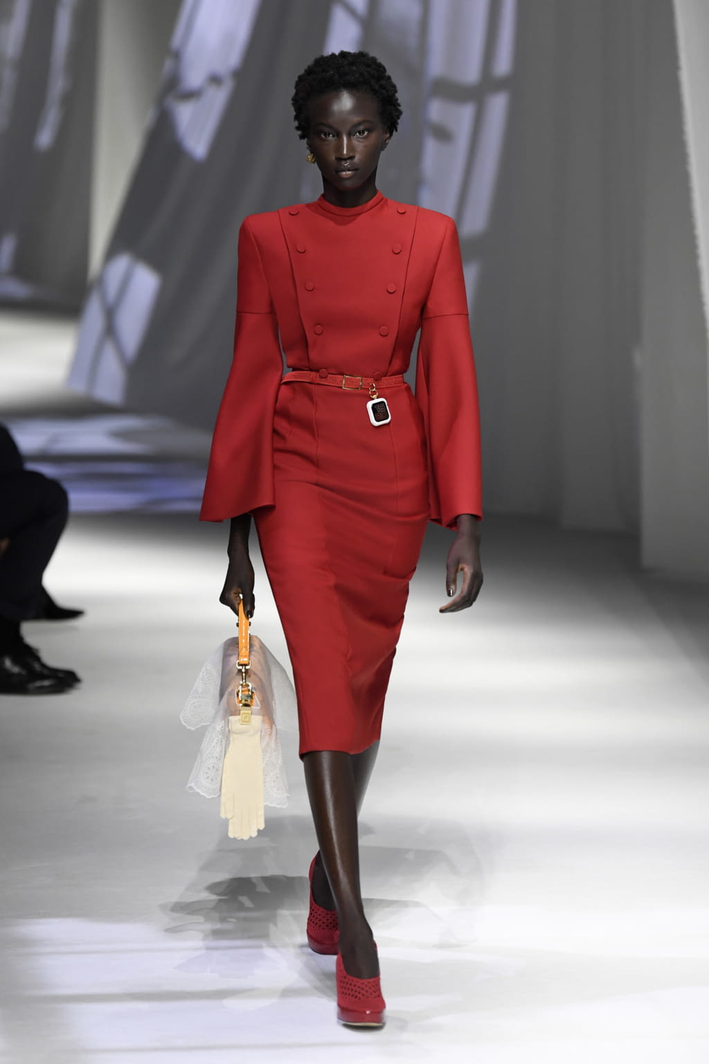 Fashion Week Milan Spring/Summer 2021 look 43 from the Fendi collection womenswear