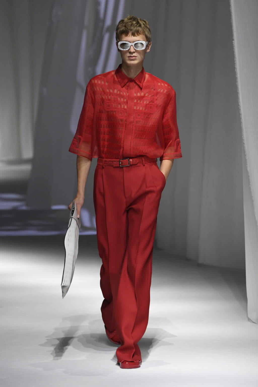 Fashion Week Milan Spring/Summer 2021 look 45 from the Fendi collection womenswear