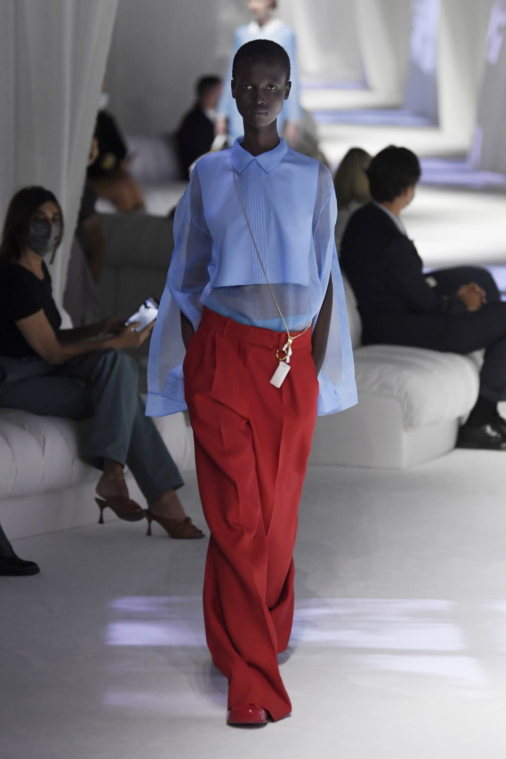 Fashion Week Milan Spring/Summer 2021 look 49 from the Fendi collection womenswear
