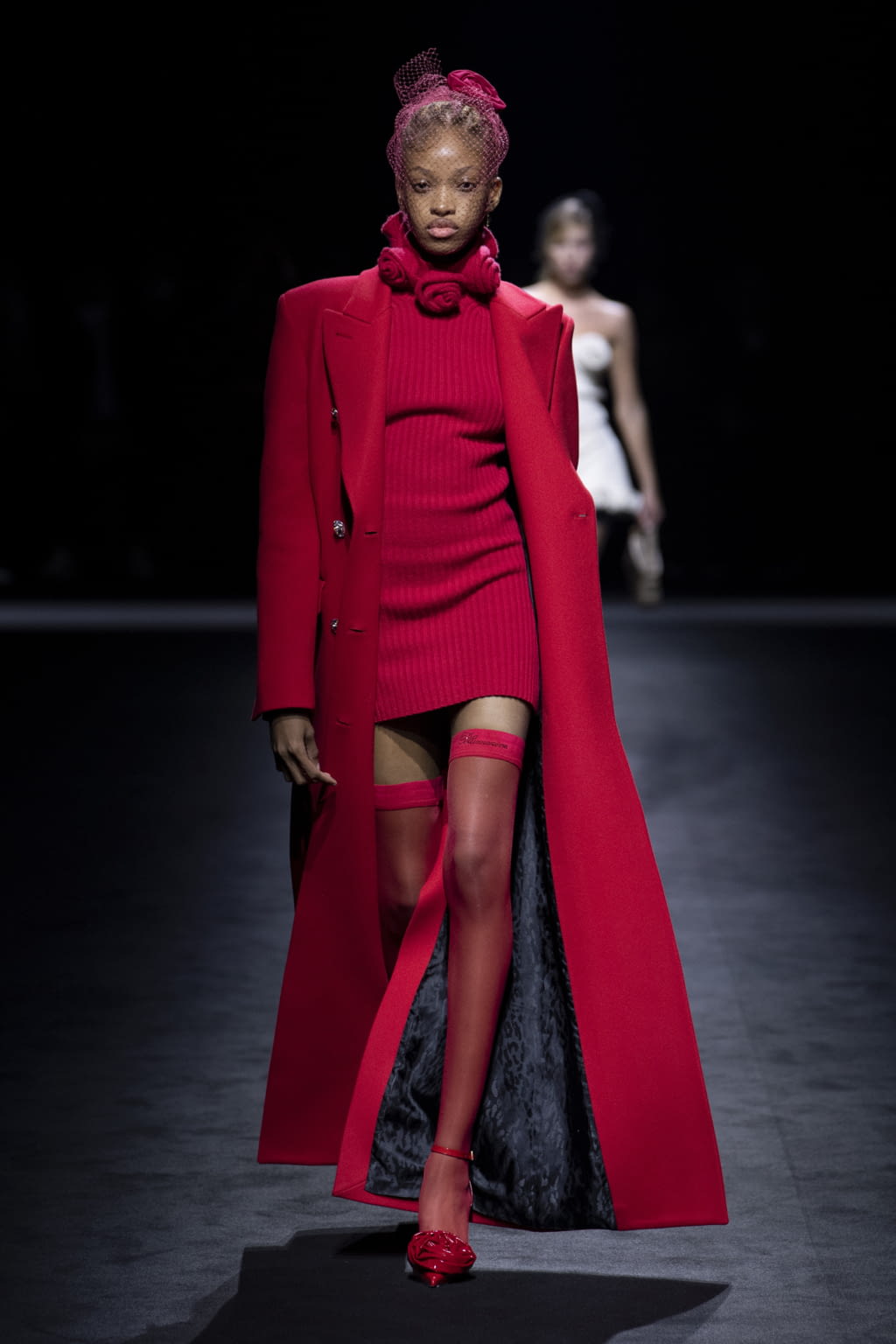 Fashion Week Milan Fall/Winter 2022 look 1 from the Blumarine collection womenswear