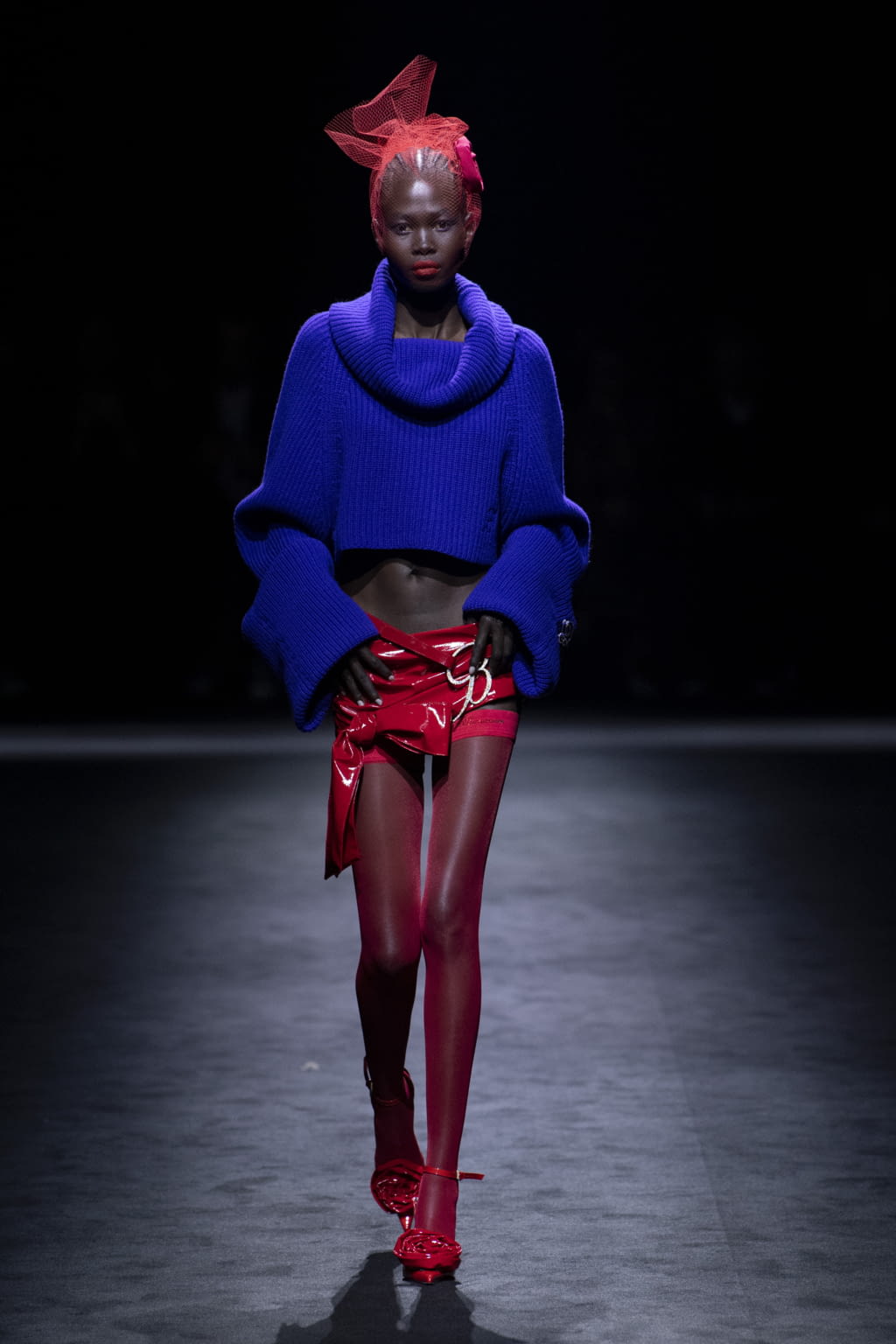 Fashion Week Milan Fall/Winter 2022 look 14 from the Blumarine collection womenswear