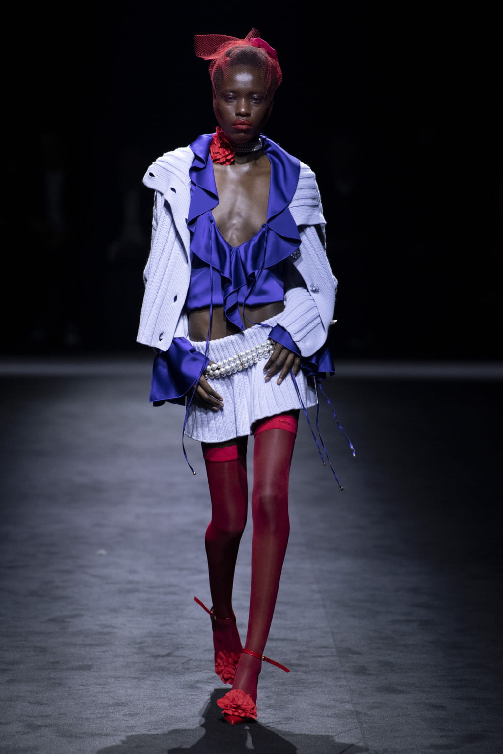 Fashion Week Milan Fall/Winter 2022 look 15 from the Blumarine collection womenswear